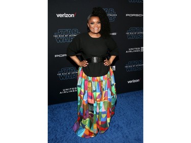 Yvette Nicole Brown arrives for the world premiere of "Star Wars: The Rise of Skywalker," the highly anticipated conclusion of the Skywalker saga on Dec. 16, 2019 in Hollywood, Calif.