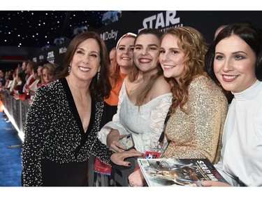 President of Lucasfilm and producer Kathleen Kennedy arrives for the 
world premiere of "Star Wars: The Rise of Skywalker," the highly anticipated conclusion of the Skywalker saga on Dec. 16, 2019 in Hollywood, Calif.