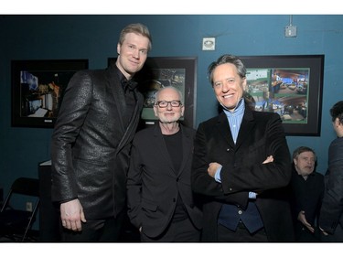 L-R) Joonas Suotamo,  Ian McDiarmid and Richard E. Grant arrive for the 
world premiere of "Star Wars: The Rise of Skywalker," the highly anticipated conclusion of the Skywalker saga on Dec. 16, 2019 in Hollywood, Calif.