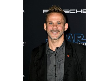 Dominic Monaghan arrives at the premiere of Disney's "Star Wars: The Rise of Skywalker" on Dec. 16, 2019 in Hollywood, Calif.