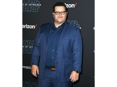 Josh Gad arrives at the premiere of Disney's "Star Wars: The Rise of Skywalker" on Dec. 16, 2019 in Hollywood, Calif.