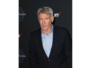 Harrison Ford arrives at the premiere of Disney's "Star Wars: The Rise of Skywalker" on Dec. 16, 2019 in Hollywood, Calif.