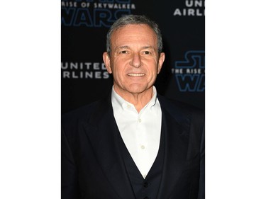 Bob Iger arrives at the premiere of Disney's Star Wars: The Rise of Skywalker" on Dec. 16, 2019 in Hollywood, Calif.