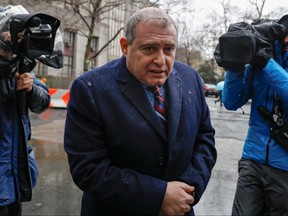 Ukrainian-American businessman Lev Parnas, an associate of President Donald Trump's personal lawyer Rudy Giuliani, arrives for a bail hearing at the Manhattan Federal Court in New York, Dec. 17, 2019. (REUTERS/Brendan McDermid)