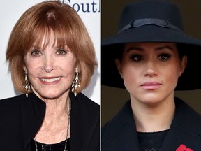 Stefanie Powers, left, and Duchess Meghan. (Getty Images file photo)