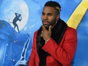 US singer Jason Derulo arrives for the world premiere of "Cats" at the Alice Tully Hall in New York City, on December 16, 2019.