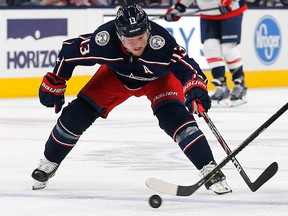 Columbus Blue Jackets right wing Cam Atkinson.