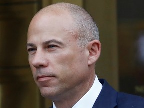 Attorney Michael Avenatti leaves United States Court in the Manhattan borough of New York City, July 23, 2019.