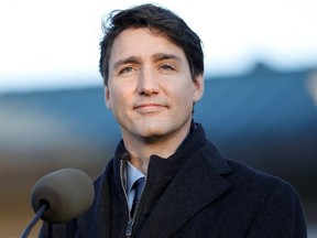 Canada's Prime Minister Justin Trudeau delivers a speech after the presentation of his new cabinet, at Rideau Hall in Ottawa, Ontario, Canada November 20, 2019.