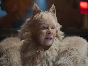 Judi Dench as Old Deuteronomy in "Cats."