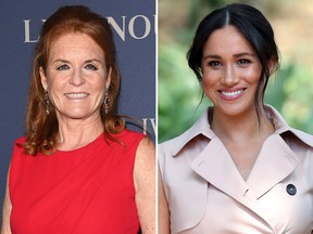 Sarah Ferguson and Meghan Markle.