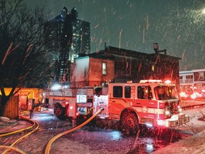 Overnight fire at 249 Rochester St. in Ottawa, Dec. 14, 2019.