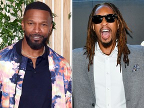Jamie Foxx (L) and Lil Jon are seen in file photos.
