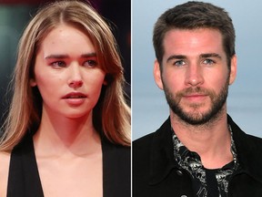 Gabriella Brooks and Liam Hemsworth. (Getty Images file photos)