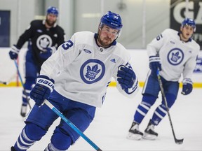Toronto Maple Leafs forward Frederik Gauthier was a healthy scratch for the second game in a row on Saturday night against the St. Louis Blues.