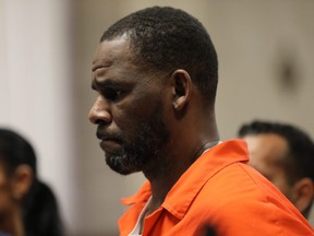 Singer R. Kelly appears during a hearing at the Leighton Criminal Courthouse on Sept. 17, 2019 in Chicago.
