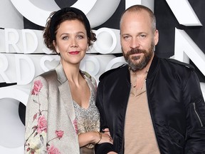 Maggie Gyllenhaal and Peter Sarsgaard attend the Nordstrom NYC flagship opening party on Oct. 22, 2019 in New York City. (Jamie McCarthy/Getty Images for Nordstrom)