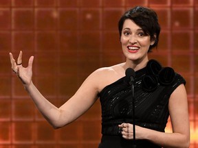 Phoebe Waller-Bridge accepts the Britannia Award for British Artist of the Year onstage during the 2019 British Academy Britannia Awards at The Beverly Hilton Hotel on Oct. 25, 2019 in Beverly Hills, Calif. (Kevin Winter/Getty Images for BAFTA LA)