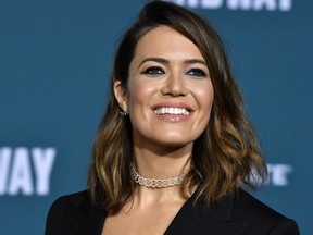 Mandy Moore attends the premiere of "Midway" at Regency Village Theatre on Nov. 5, 2019 in Westwood, Calif. (Frazer Harrison/Getty Images)