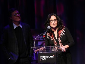 Actress Julia Louis-Dreyfus attend Montclair Film Presents: An Evening With Stephen Montclair Film Presents: An Evening With Stephen Colbert + Julia Louis-Dreyfus at NJPAC on Dec. 7, 2019 in Newark, N.J. (Bennett Raglin/Getty Images for Montclair Film )