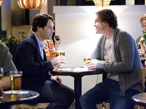 Peter Klaven (Paul Rudd, left) befriends Sydney Fife (Jason Segel, right) in his search for a best man for his upcoming wedding in the comedy "I Love You, Man."