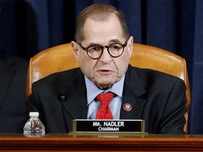 House Judiciary Committee Charman Rep. Jerrold Nadler, D-N.Y., votes to approve the second article of impeachment against U.S. President Donald Trump during a House Judiciary Committee meeting on Capitol Hill, in Washington, D.C., on Friday, Dec. 13, 2019.