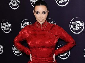 Kim Kardashian attends the 2nd Annual American Influencer Awards at Dolby Theatre on Nov. 18, 2019 in Hollywood, Calif.