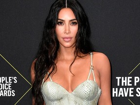 Kim Kardashian attends the 2019 E! People's Choice Awards at Barker Hangar on Nov. 10, 2019, in Santa Monica, Calif. (Photo by /Getty Images)