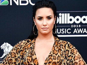 Demi Lovato attends the 2018 Billboard Music Awards at MGM Grand Garden Arena on May 20, 2018, in Las Vegas.