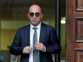 Maltese businessman Yorgen Fenech, who was arrested in connection with an investigation into the murder of journalist Daphne Caruana Galizia, leaves the Courts of Justice in Valletta, Malta, November 29, 2019.