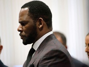 R. Kelly appears for a hearing at Leighton Criminal Court Building in Chicago, on June 26, 2019.