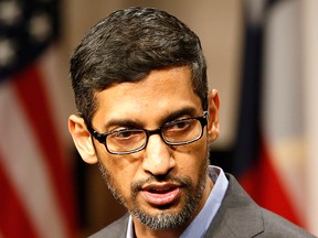Alphabet and Google CEO Sundar Pichai is seen in a file photo.