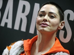 Rose McGowan attends a reading for her book 'Brave' at Barnes & Noble  Featuring: Rose McGowan Where: New York, New York, United States When: 31 Jan 2018 Credit: Dennis Van Tine/Future Image/WENN.com  **Not available for publication in Germany** ORG XMIT: wenn33668912