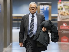 Former SNC-Lavalin vice-president Sami Bebawi is shown at the courthouse in Montreal, Thursday, December 19, 2019, for pre-sentencing arguments.