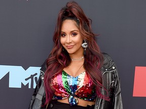 Nicole "Snooki" Polizzi attends the 2019 MTV Video Music Awards at Prudential Center on Aug. 26, 2019, in Newark, N.J.