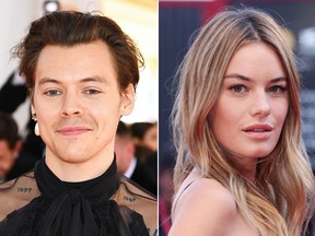 Harry Styles and Camille Rowe. (Getty Images)