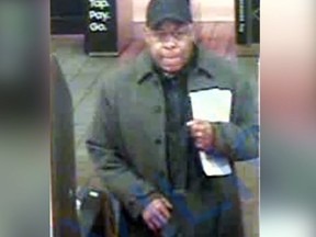 Police released a photo of a man who allegedly had sex on a NYC subway platform.