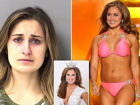 Former Miss Kentucky Ramsey Bearse has been arrested for sending raunching photos to a boy, 15. (POLICE/FACEBOOK)