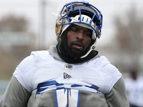 Bombers offensive lineman Jermarcus Hardrick signed a one-year contract extension on Saturday.