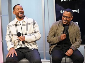 Will Smith and Martin Lawrence speak during SiriusXM's Town Hall with the cast of 'Bad Boys For Life' hosted by SiriusXM's Sway Calloway at the SiriusXM Studio on January 9, 2020 in New York City.