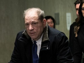 Harvey Weinstein leaves with his attorney Donna Rotunno at New York City Criminal Court on January 21, 2020 in New York City.