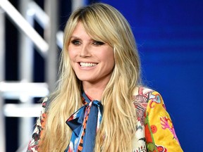 Heidi Klum of Amazon Prime's 'Making the Cut' speaks onstage during the 2020 Winter TCA Tour Day 8 at The Langham Huntington, Pasadena on January 14, 2020 in Pasadena, California.