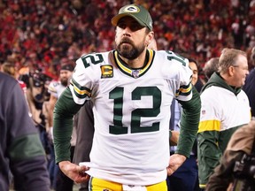 Quarterback Aaron Rodgers and the Green Bay Packers fell short against the 49ers on Sunday.