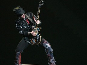 Lead Guitarist DJ Ashba.  Guns N' Roses bring their Chinese Democracy Tour to Scotiabank Place in Ottawa,  January 31, 2010.