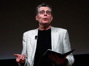 Author Stephen King reads from his new novella "Ur", exclusively available on the Kindle, at an unveiling event for the Amazon Kindle 2 at the Morgan Library & Museum February 9, 2009 in New York City.