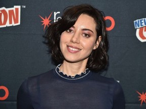 Aubrey Plaza attends the FX Network's "Legion" Press Room during 2016 New York Comic Con at The Javits Center on October 9, 2016 in New York City.