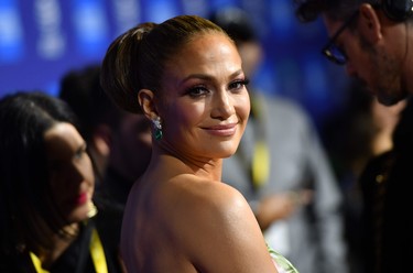 Spotlight Award recipient actress/singer Jennifer Lopez arrives for the 31st Annual Palm Springs International Film Festival Awards Gala at the Convention Center in Palm Springs, California, on January 2, 2020. (Photo by / AFP)