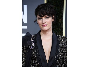 British actress Phoebe Waller-Bridge arrives for the 77th annual Golden Globe Awards on January 5, 2020, at The Beverly Hilton hotel in Beverly Hills, California. (Photo by VALERIE MACON / AFP)