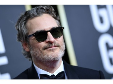 US actor Joaquin Phoenix arrives for the 77th annual Golden Globe Awards on January 5, 2020, at The Beverly Hilton hotel in Beverly Hills, California. (Photo by VALERIE MACON / AFP)