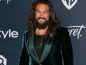 Actor Jason Momoa attends the 21st Annual InStyle And Warner Bros. Pictures Golden Globe After-Party in Beverly Hills, Calif. on Jan. 5, 2020. (JEAN-BAPTISTE LACROIX/AFP via Getty Images)